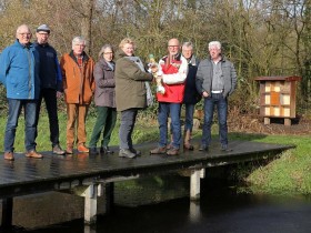 Belevingsbos Noordscheschut nu ook nog de estafettestok